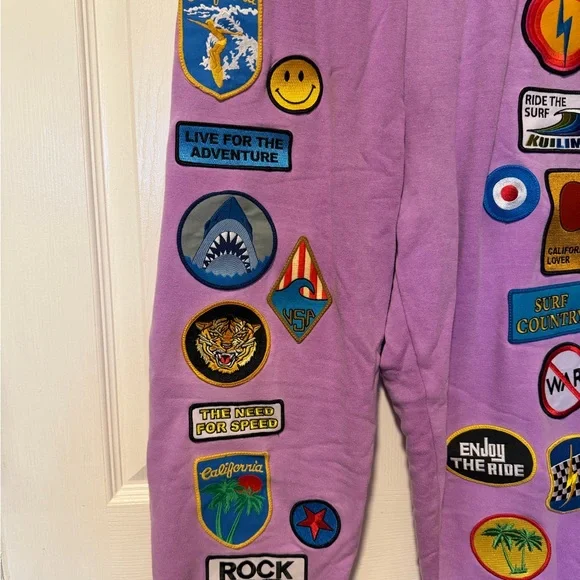 🆕Aviator Nation Patch Women Sweatpants - Picture 3 of 9